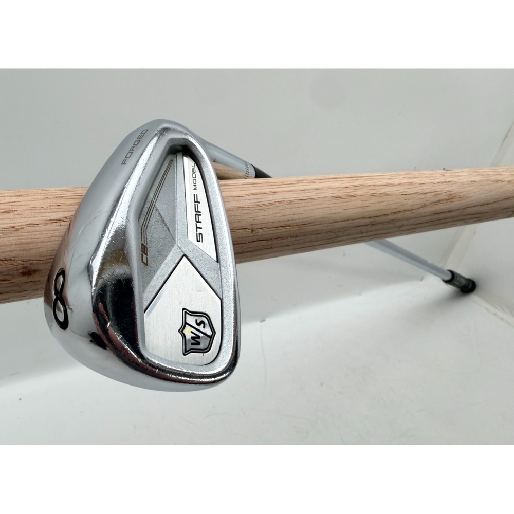 Wilson 2021 Staff Model CB Forged 8 Iron Chrome Project X LZ 6.0 Stiff Mens RH